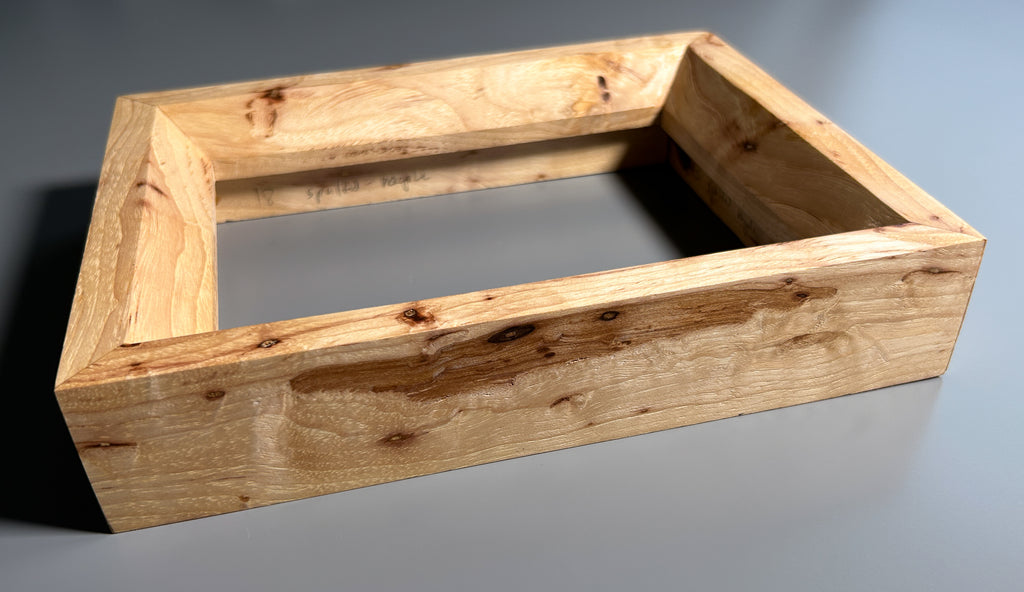 exotic hardwood picture frame Spalted Maple 5x7 inches