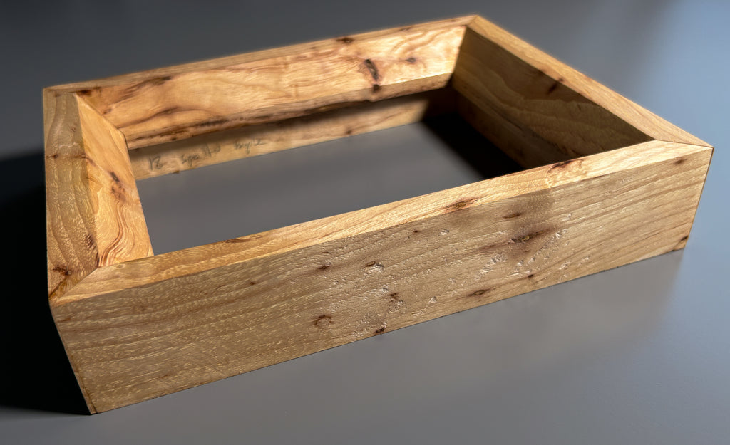 exotic hardwood picture frame Spalted Maple 5x7 inches