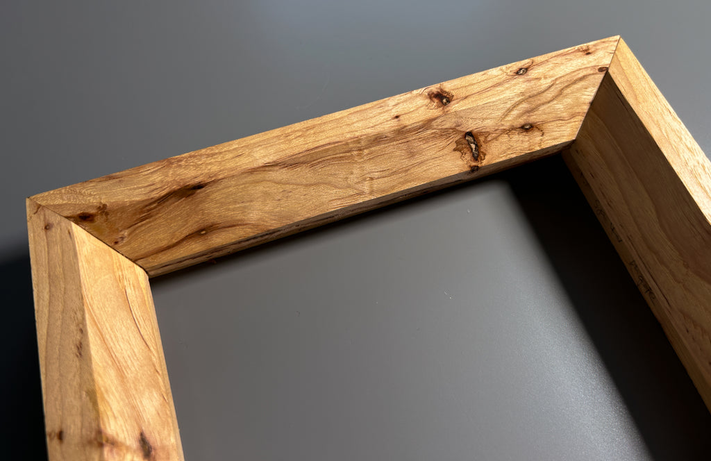 exotic hardwood picture frame Spalted Maple 5x7 inches