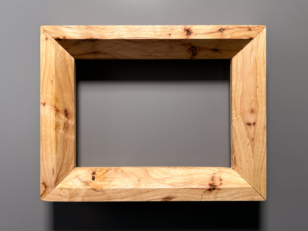 exotic hardwood picture frame Spalted Maple 5x7 inches