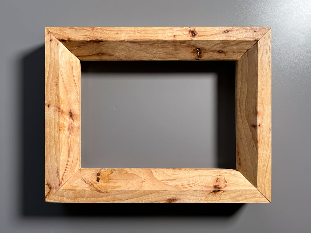 exotic hardwood picture frame Spalted Maple 5x7 inches