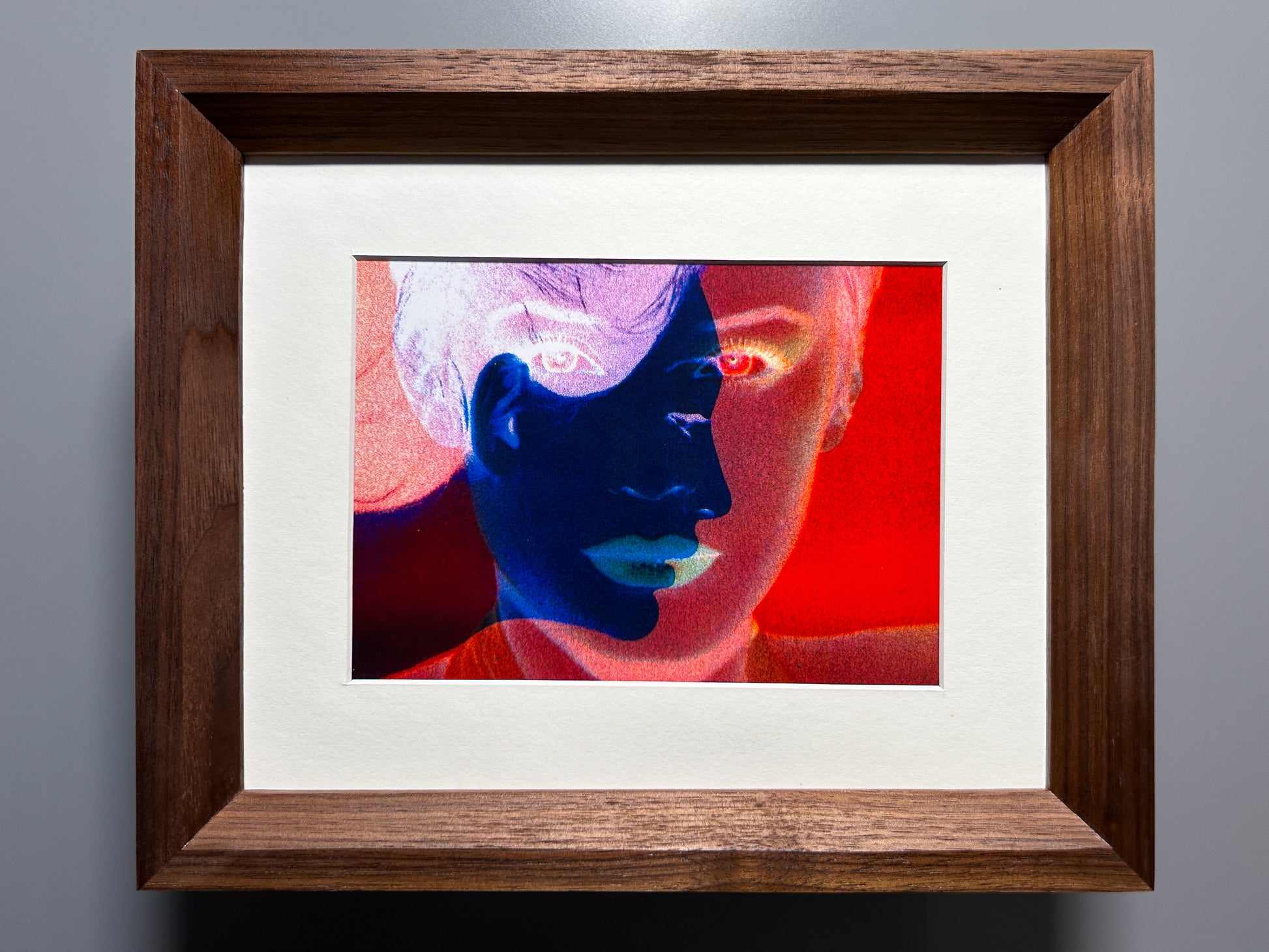 fine art frame handcrafted by artisan walnut 8x10 inches