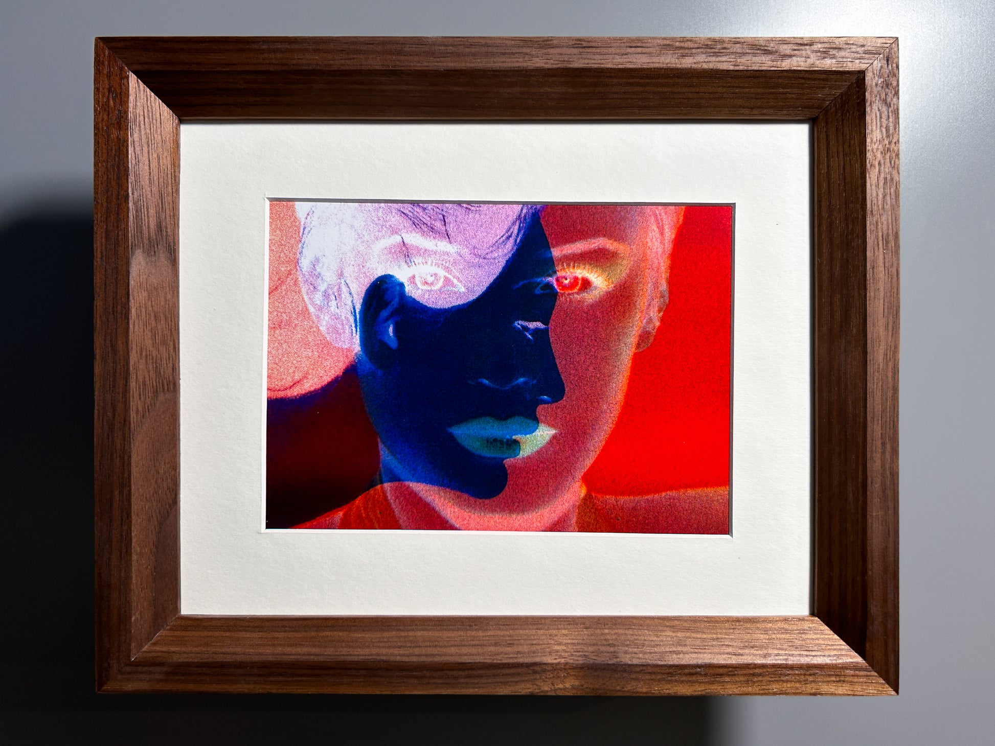 fine art frame handcrafted by artisan walnut 8x10 inches