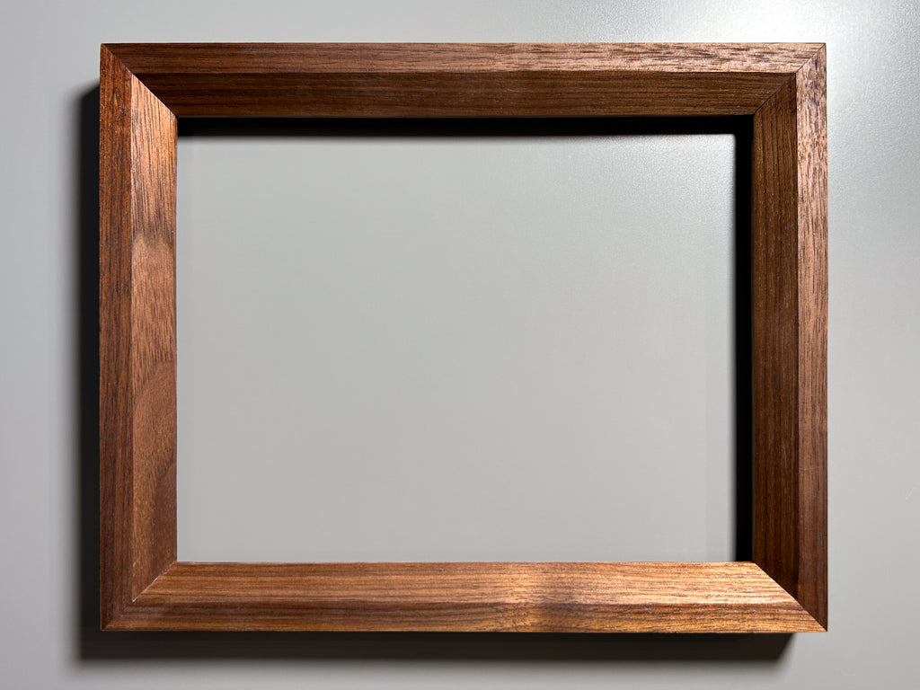 fine art frame handcrafted by artisan walnut 8x10 inches
