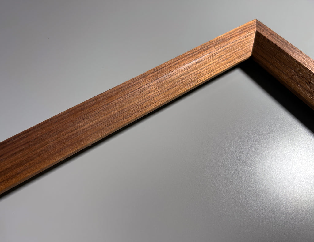 fine art frame handcrafted by artisan walnut 8x10 inches