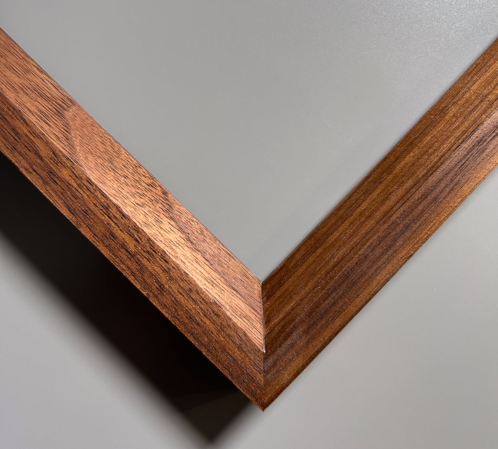 fine art frame handcrafted by artisan walnut 8x10 inches