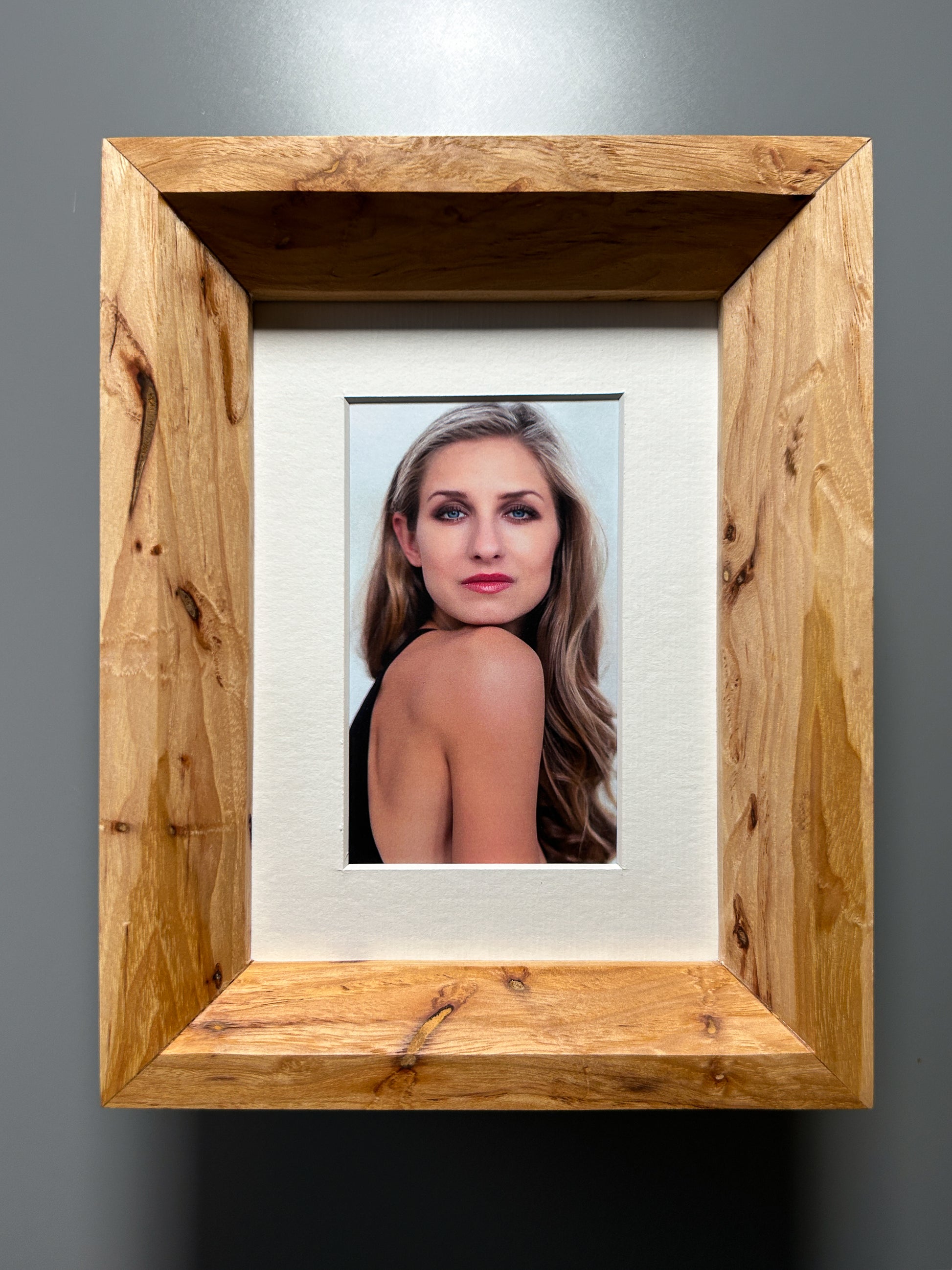 handmade Spalted Maple picture frame 5x7 inches