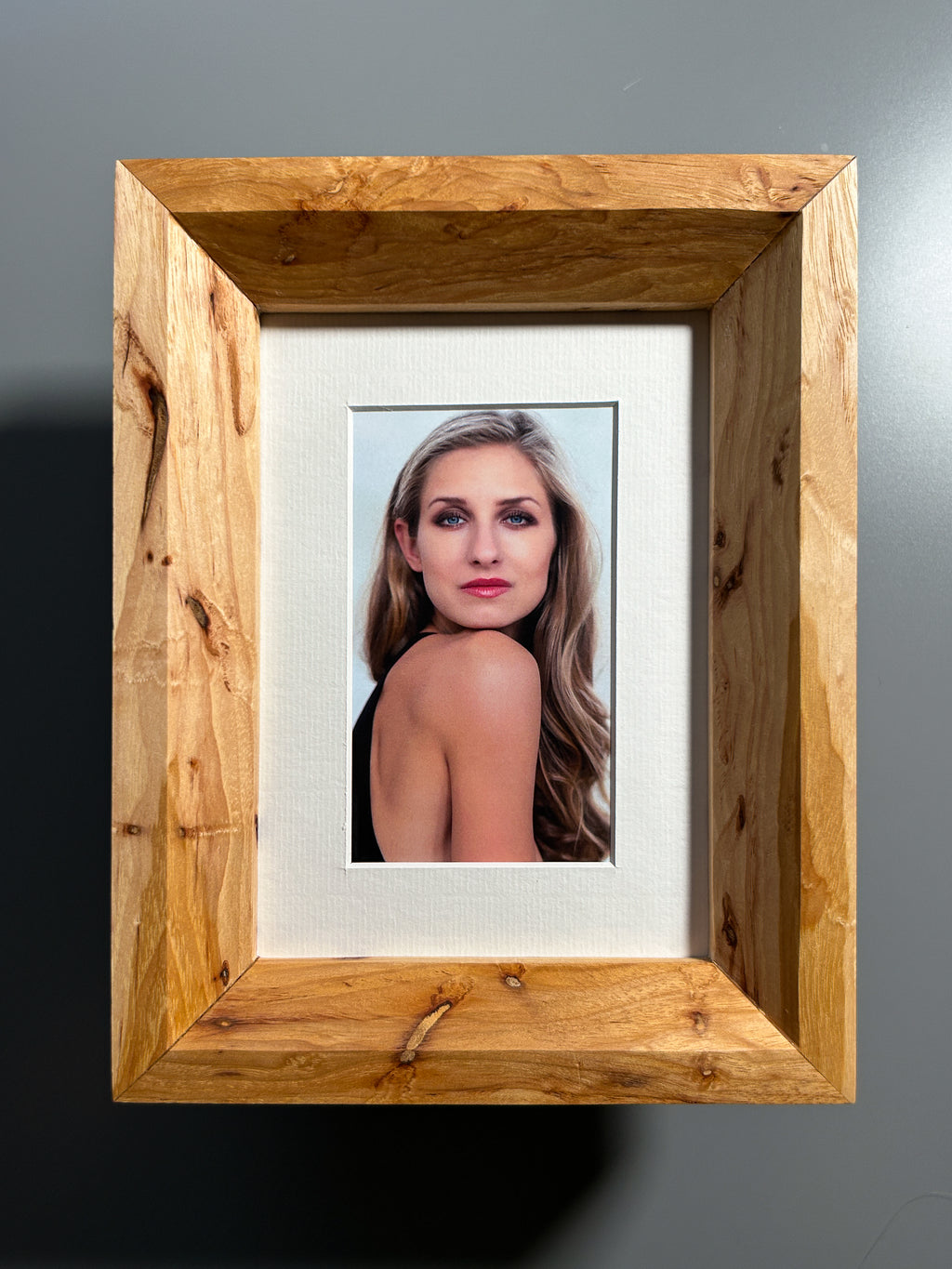 handmade Spalted Maple picture frame 5x7 inches