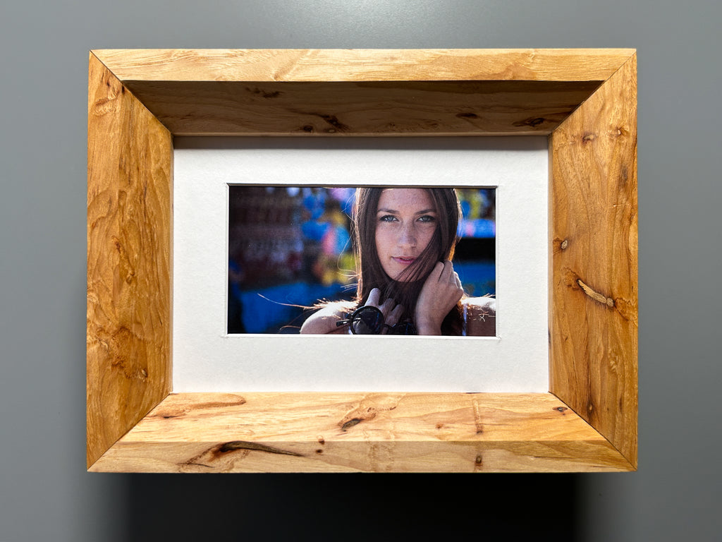 handmade Spalted Maple picture frame 5x7 inches