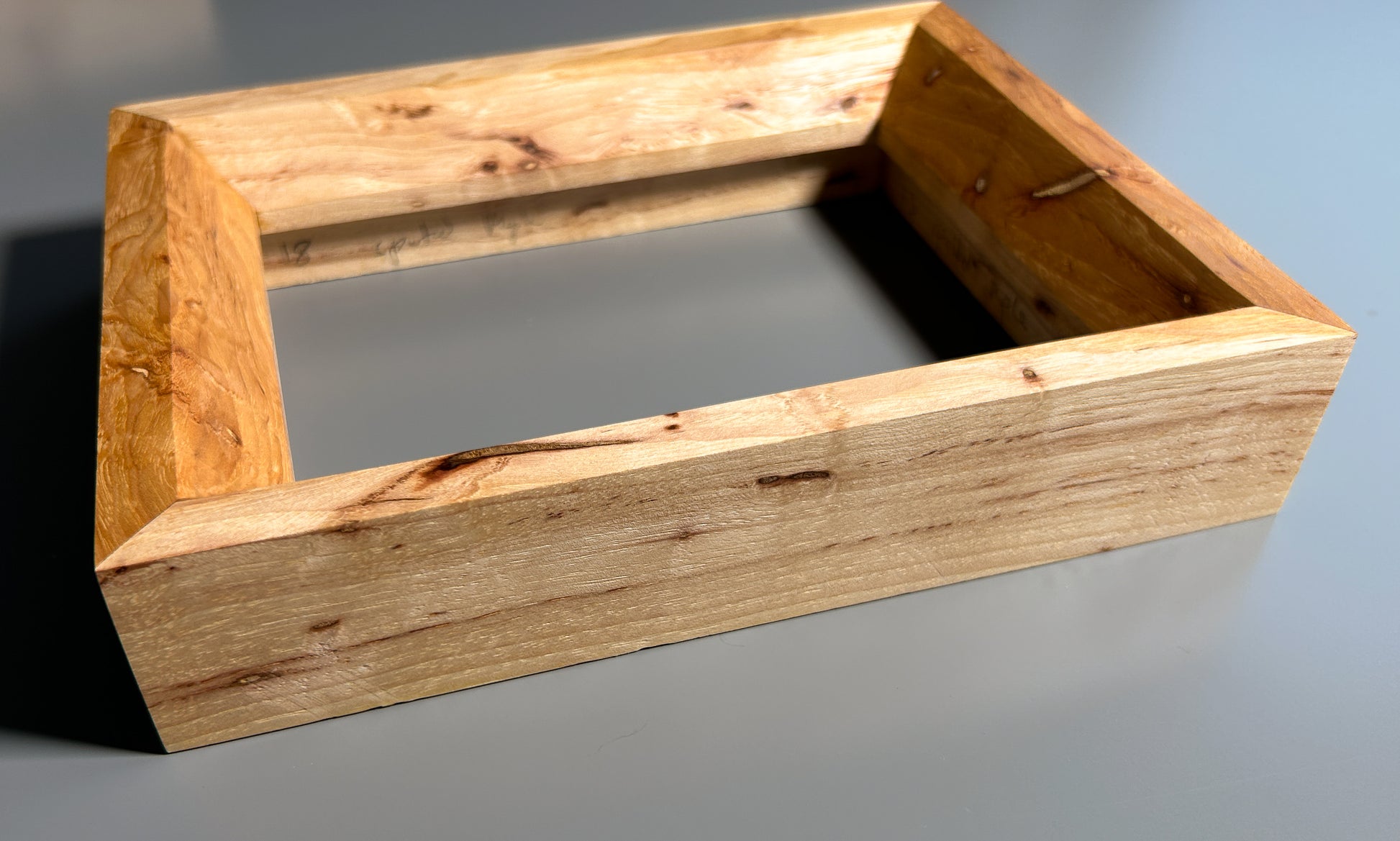 handmade Spalted Maple picture frame 5x7 inches