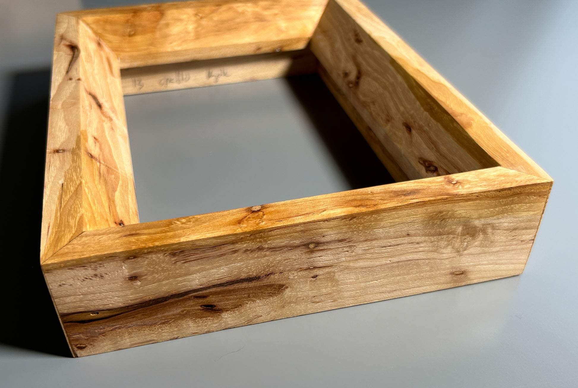 handmade Spalted Maple picture frame 5x7 inches