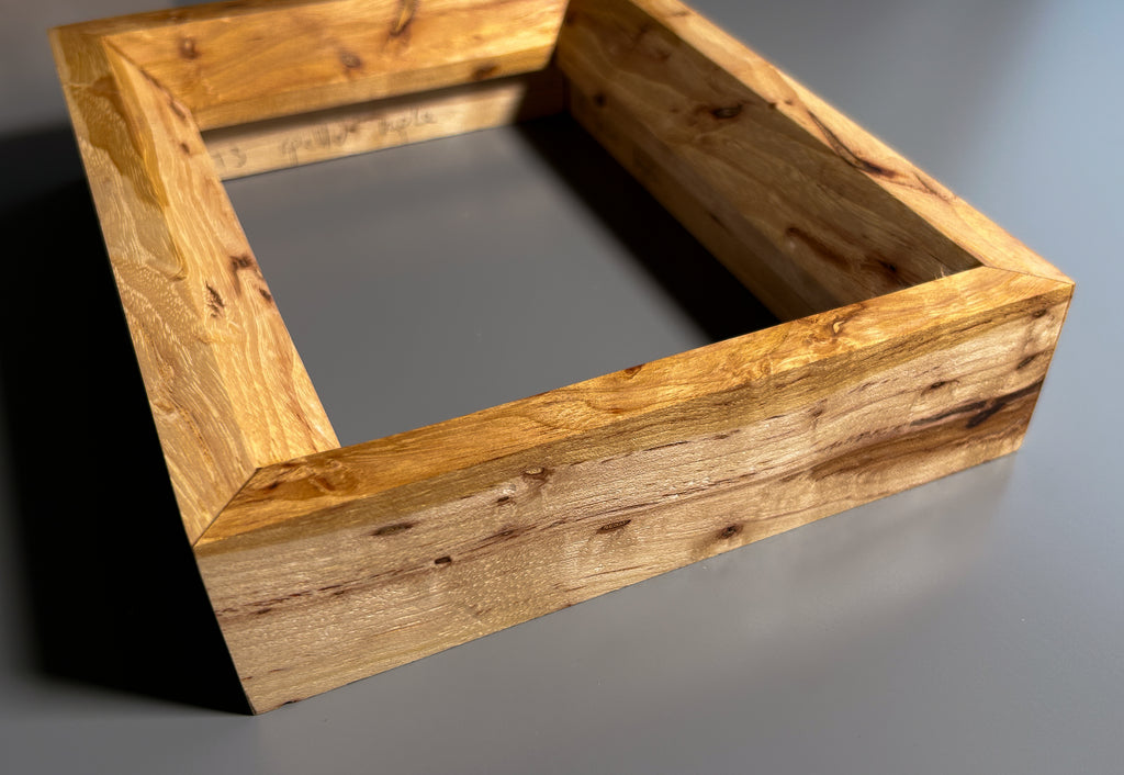 handmade Spalted Maple picture frame 5x7 inches