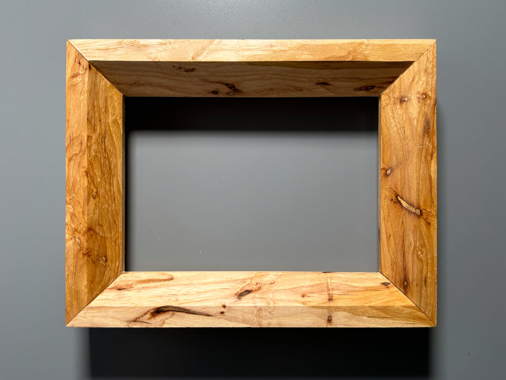handmade Spalted Maple picture frame 5x7 inches