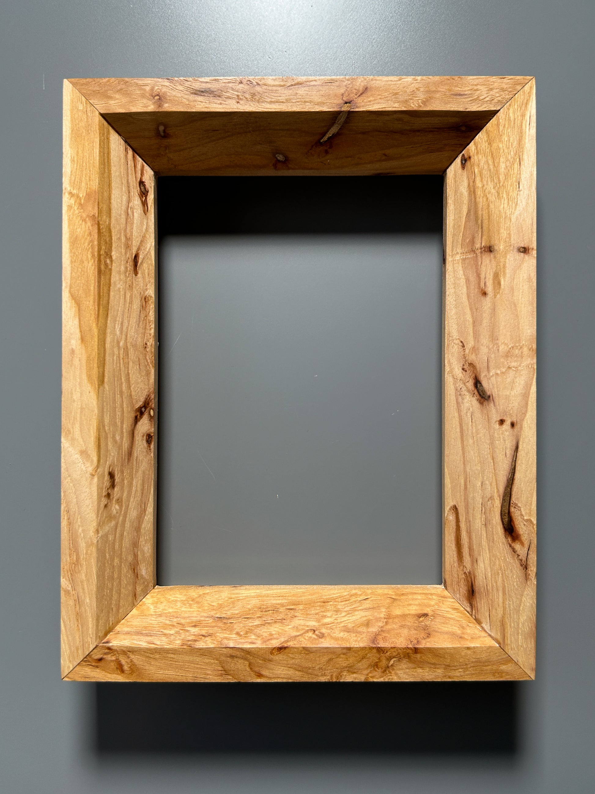 handmade Spalted Maple picture frame 5x7 inches
