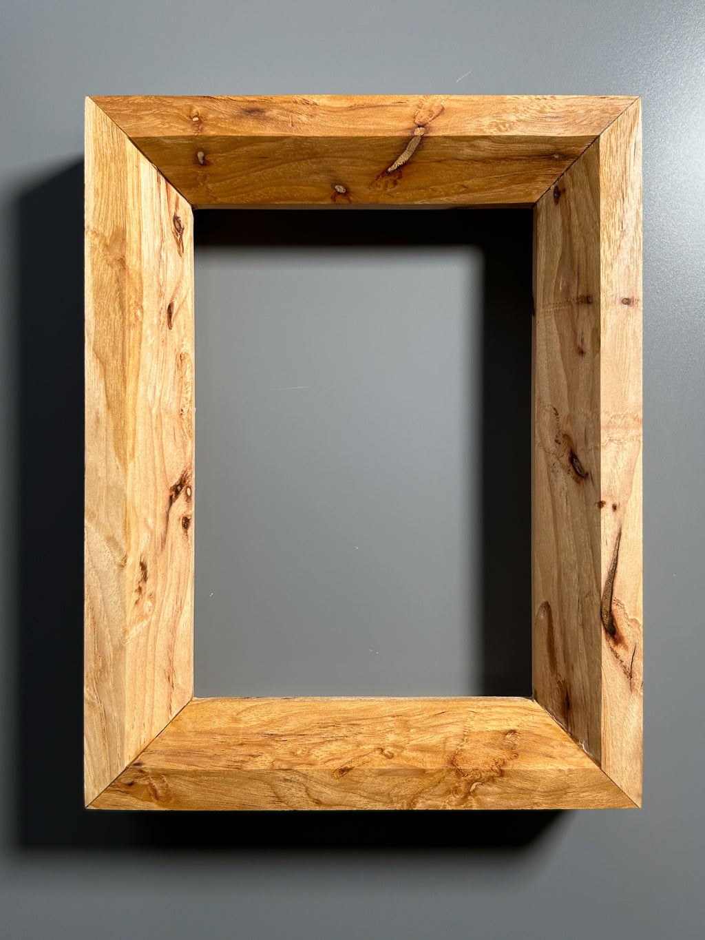 handmade Spalted Maple picture frame 5x7 inches