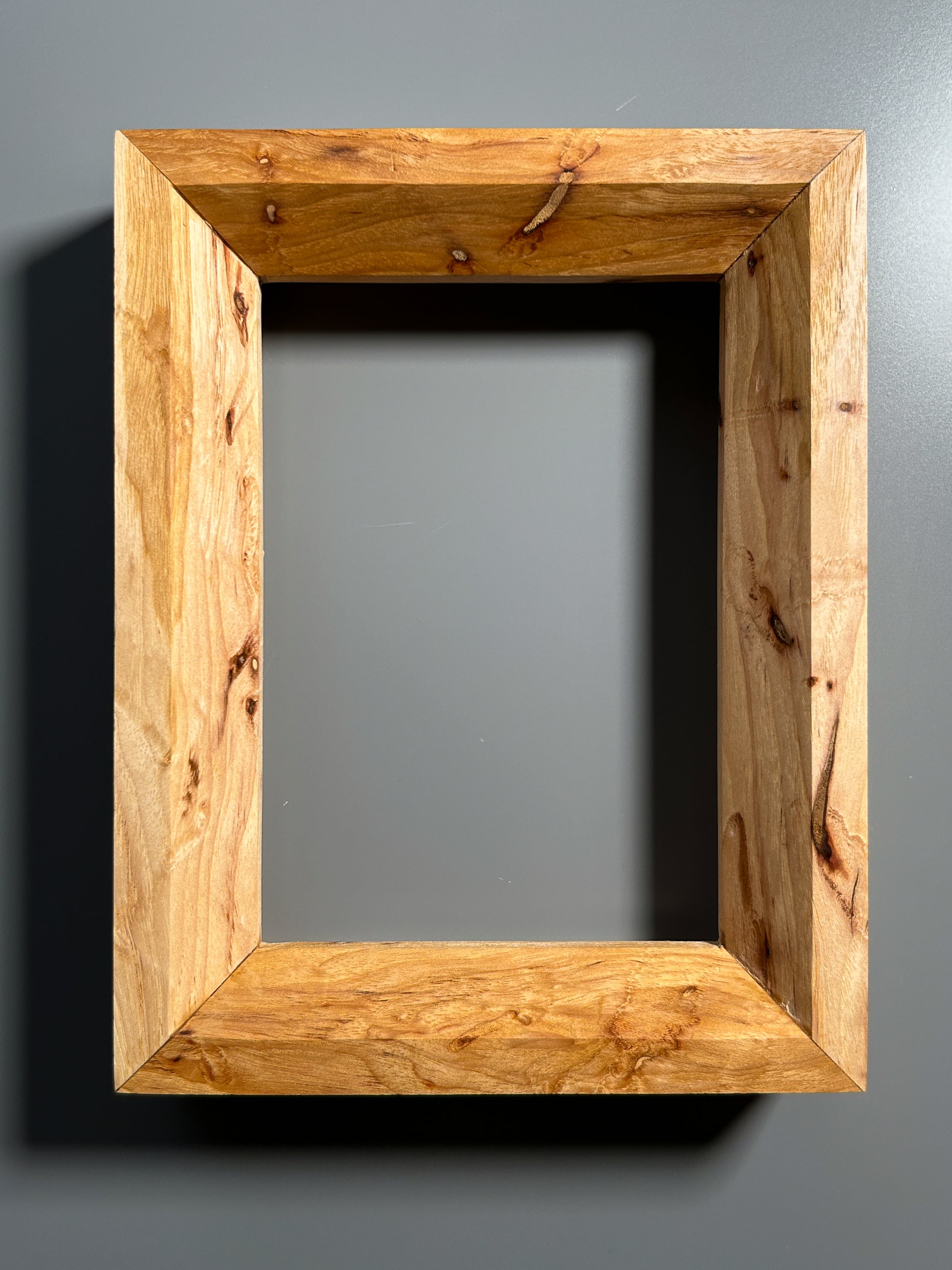 handmade Spalted Maple picture frame 5x7 inches