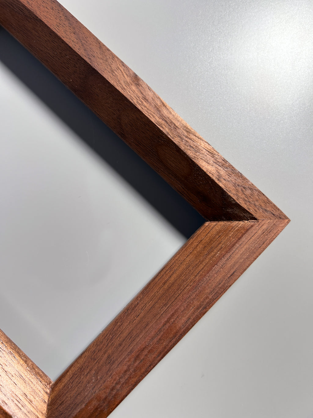 handmade wooden picture frame walnut 4x6 inches