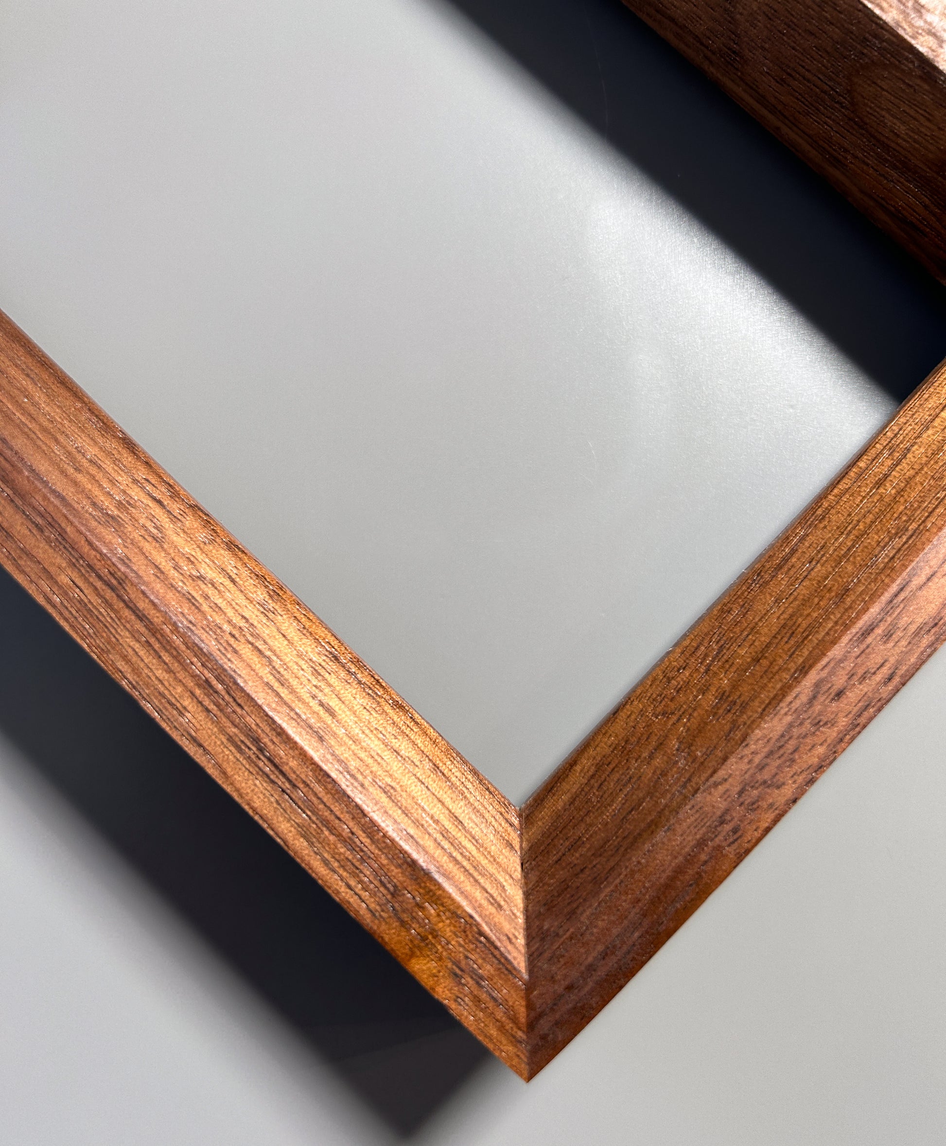 handmade wooden picture frame walnut 4x6 inches