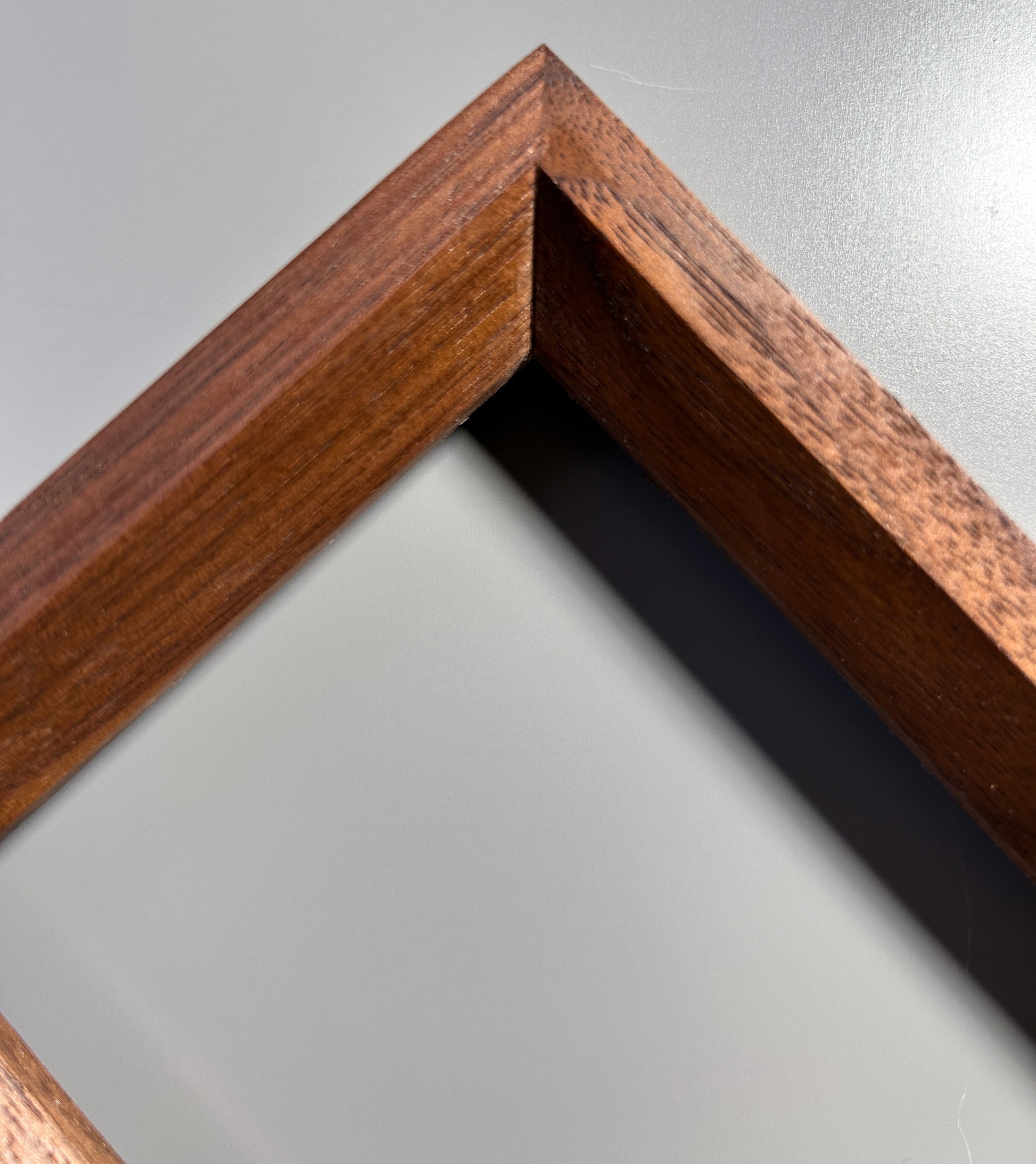 handmade wooden picture frame walnut 4x6 inches