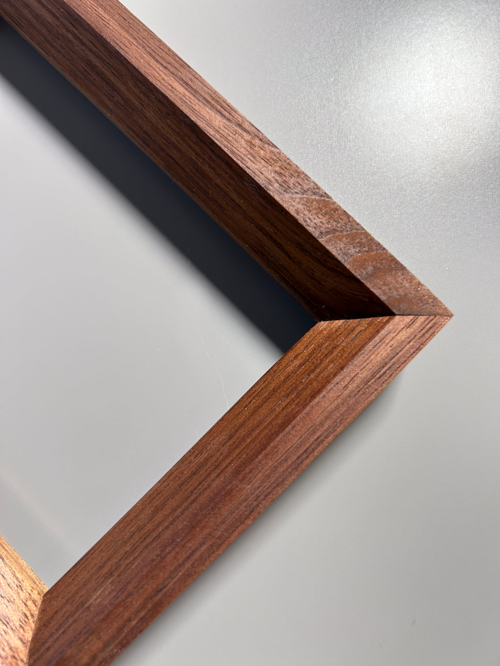 handmade wooden picture frame walnut 4x6 inches