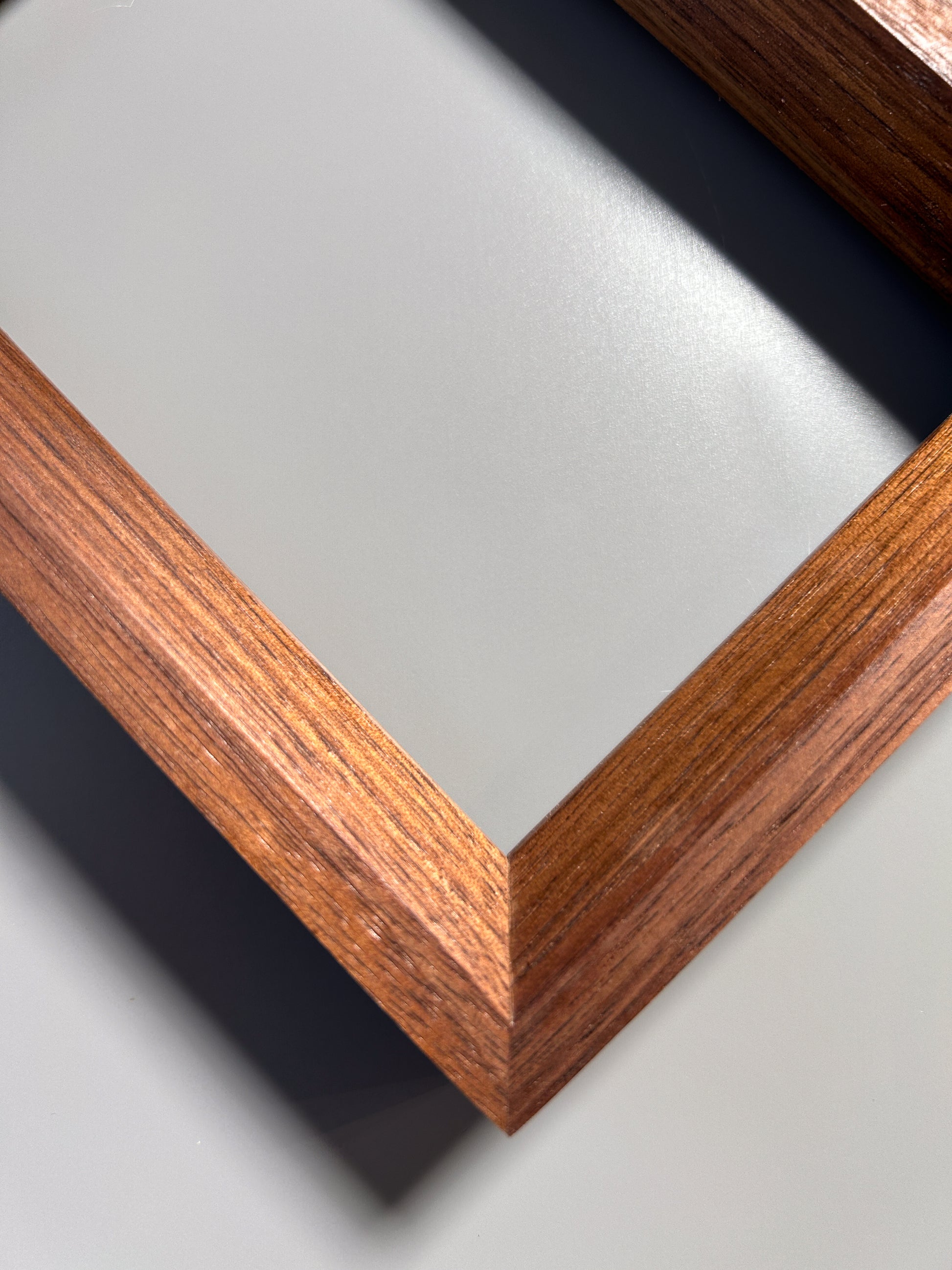 handmade wooden picture frame walnut 4x6 inches