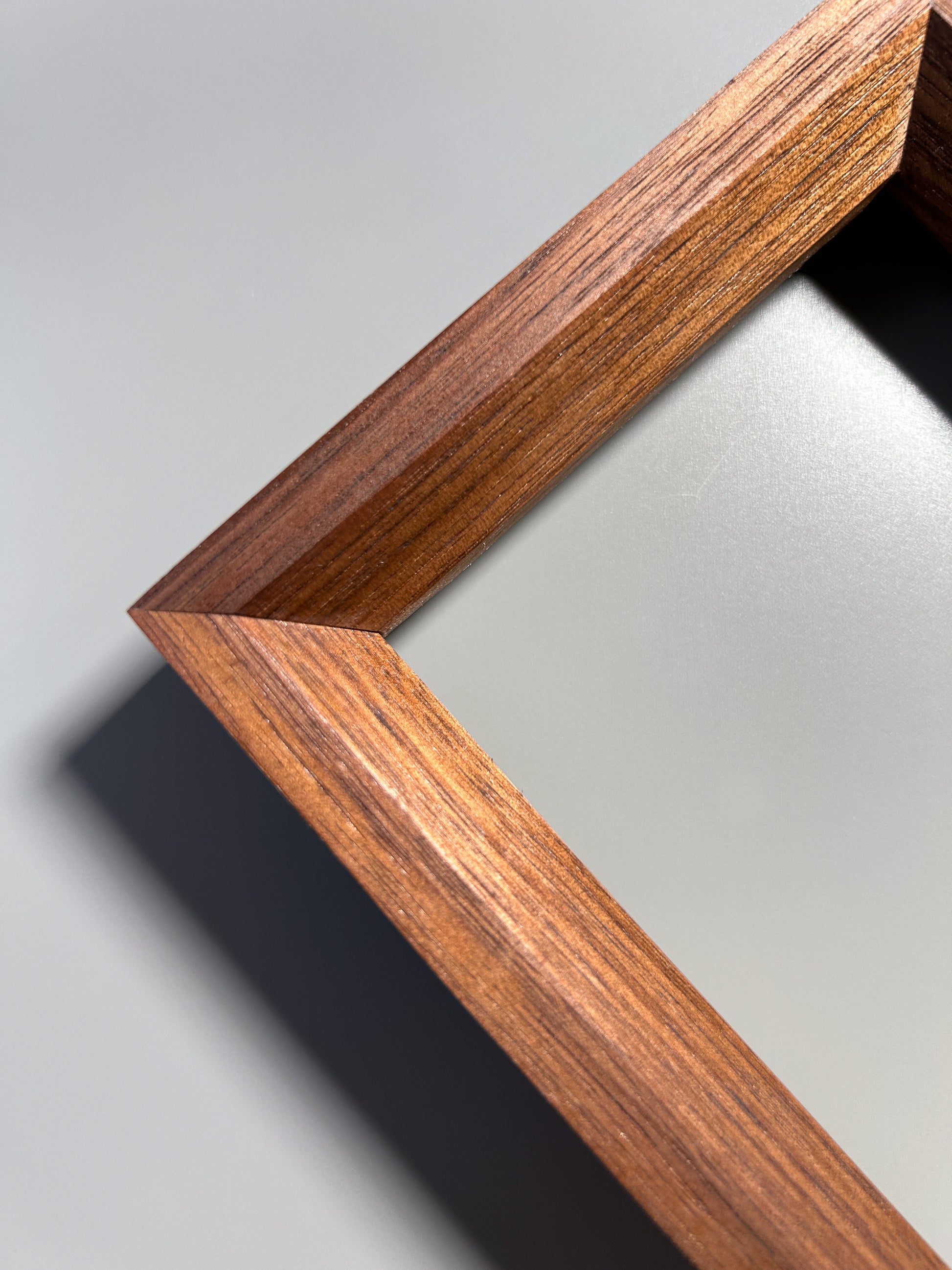 handmade wooden picture frame walnut 4x6 inches