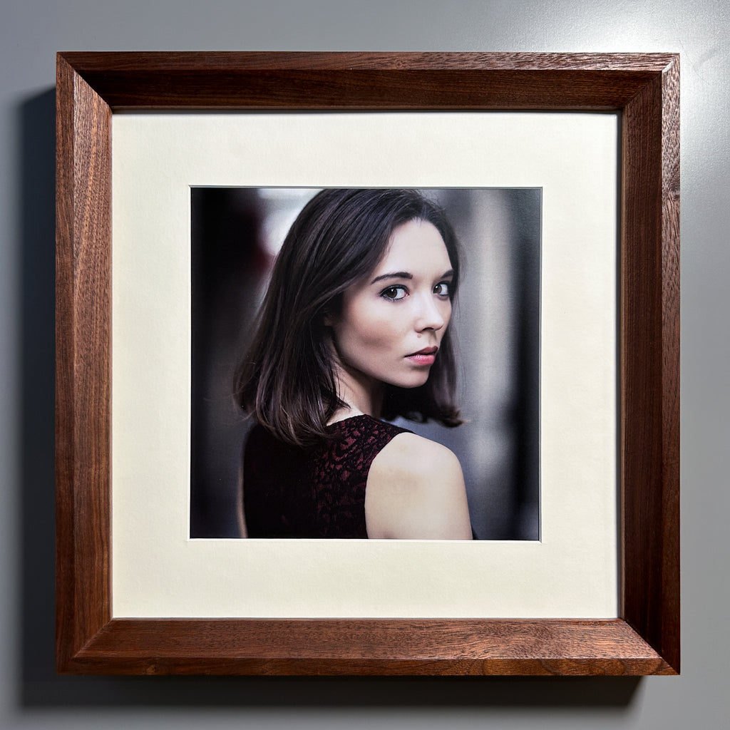 heirloom quality handmade frame Walnut 12x12 inches