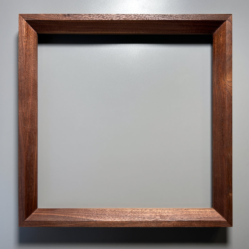 heirloom quality handmade frame Walnut 12x12 inches