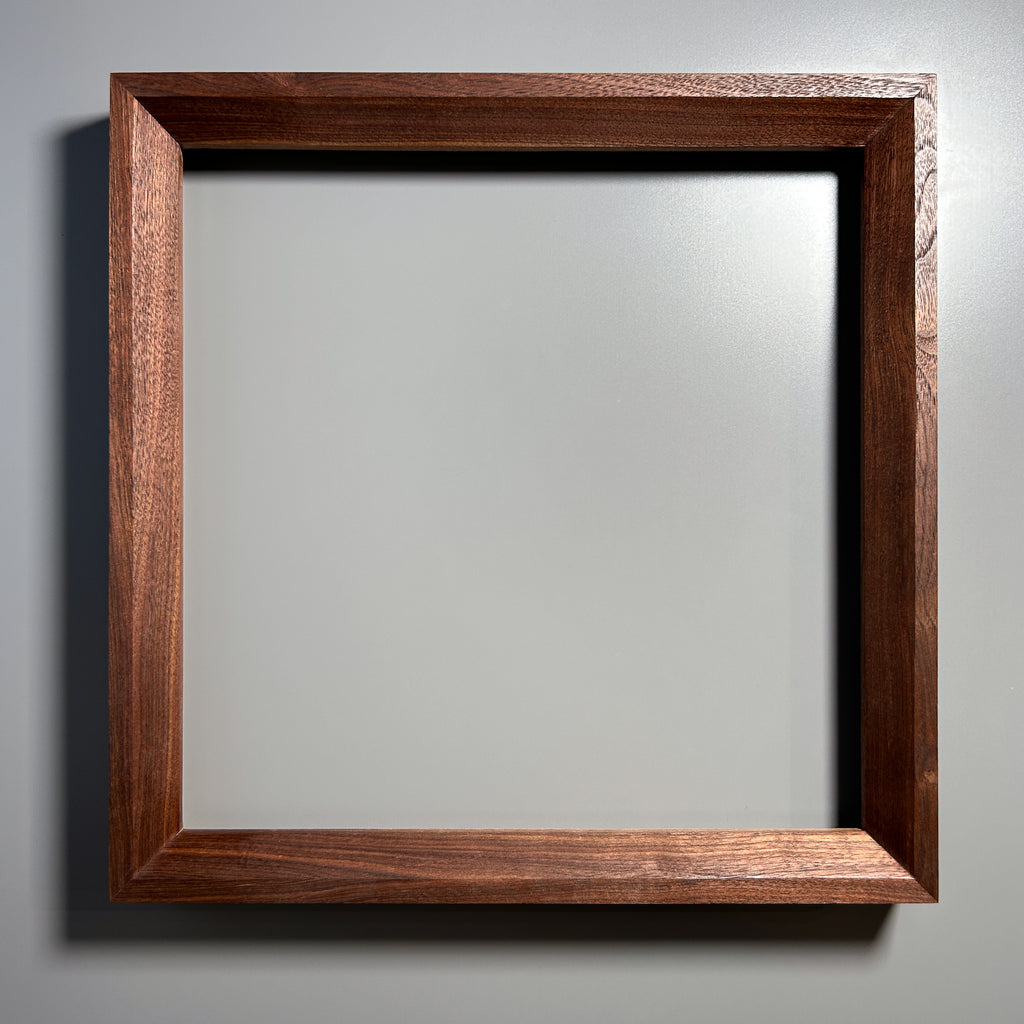 heirloom quality handmade frame Walnut 12x12 inches