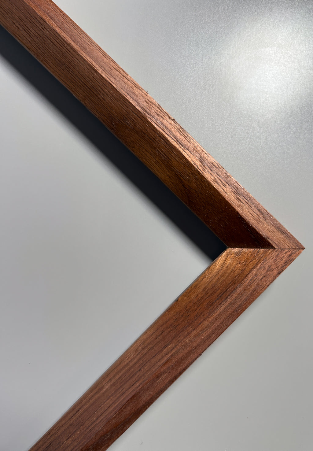 natural wood grain picture frame walnut 10x10 inches