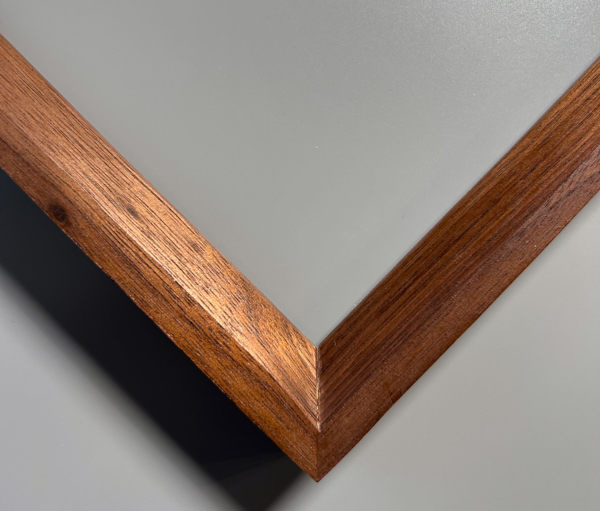 natural wood grain picture frame walnut 10x10 inches