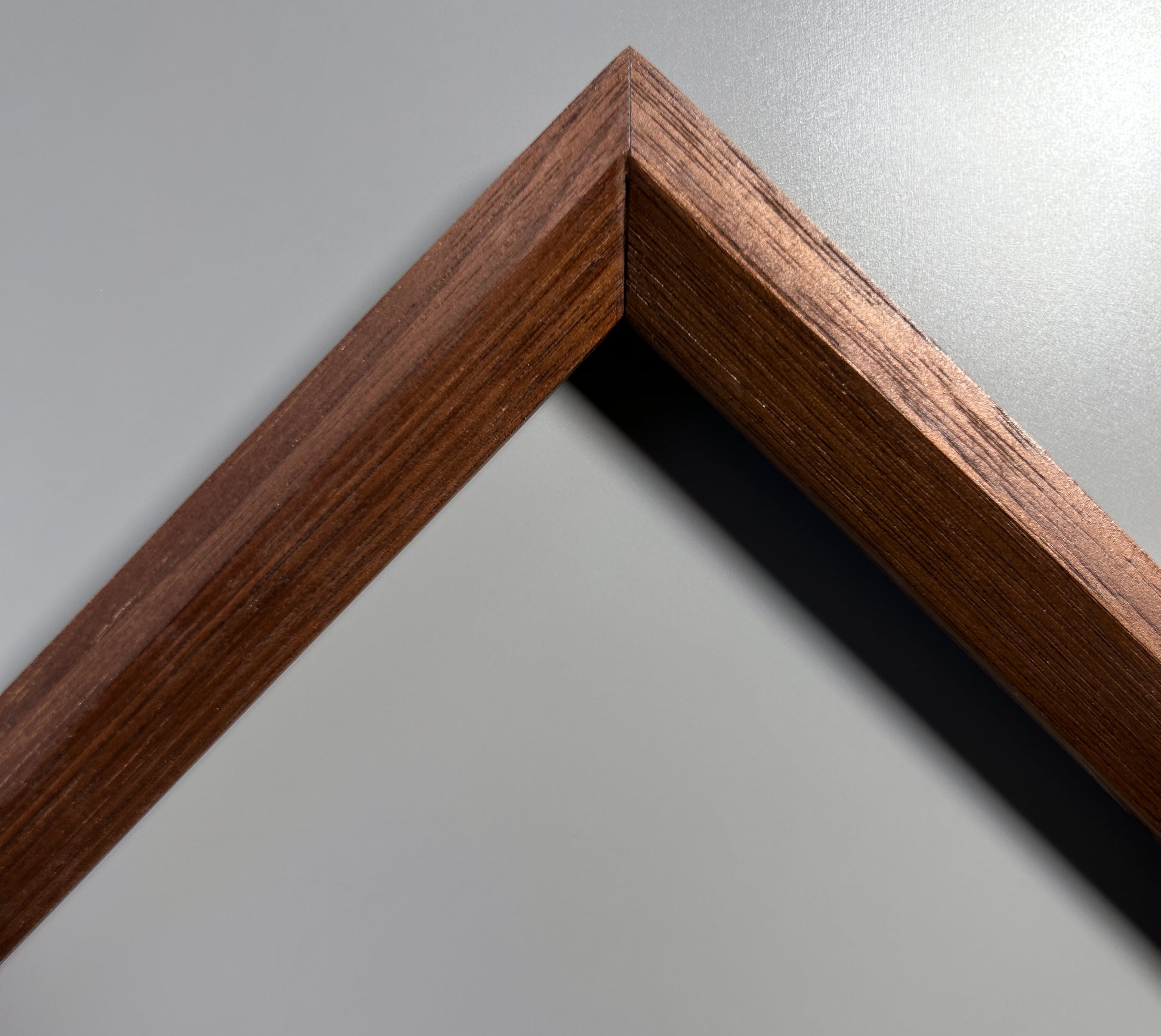 natural wood grain picture frame walnut 10x10 inches