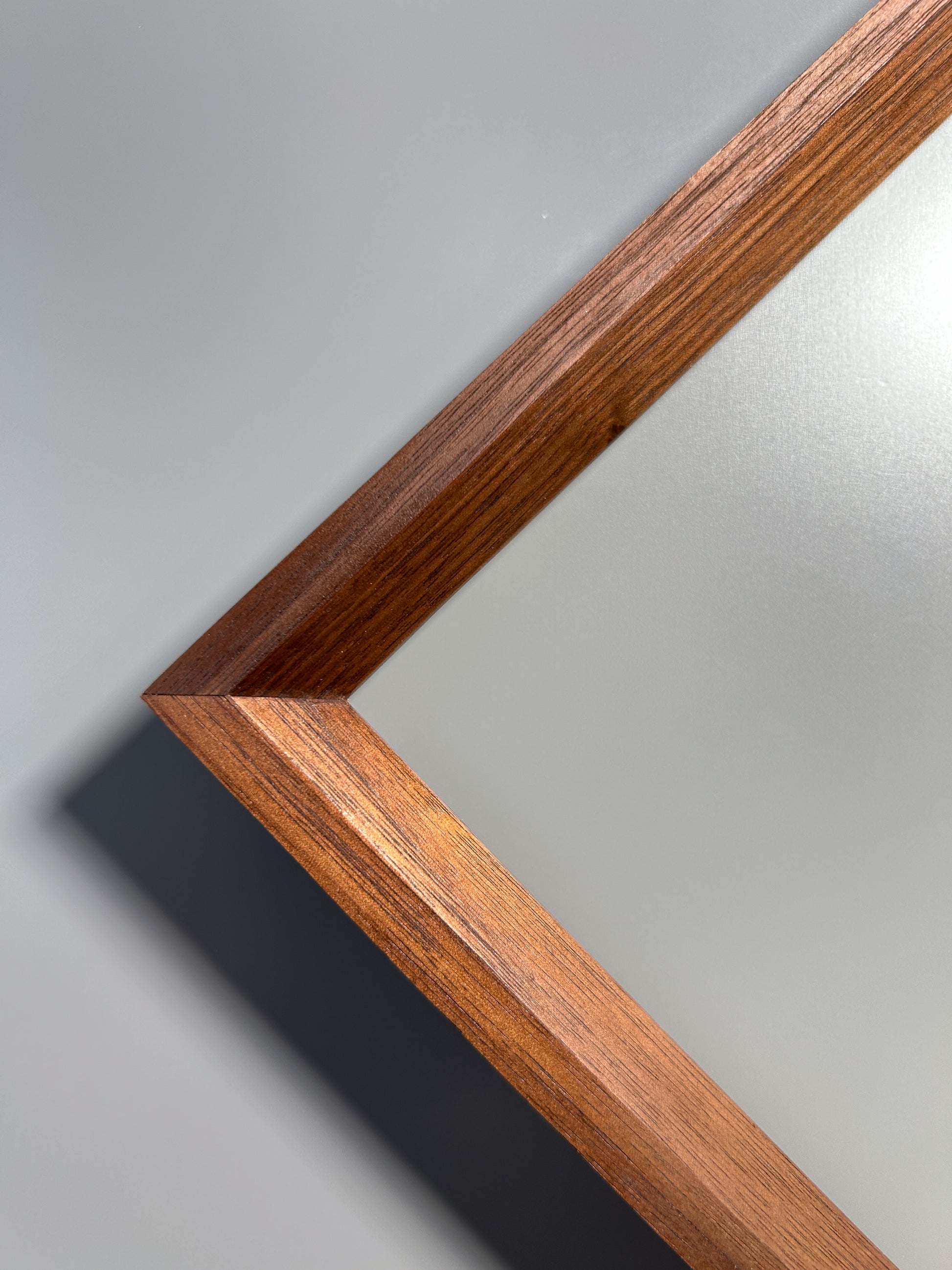 natural wood grain picture frame walnut 10x10 inches