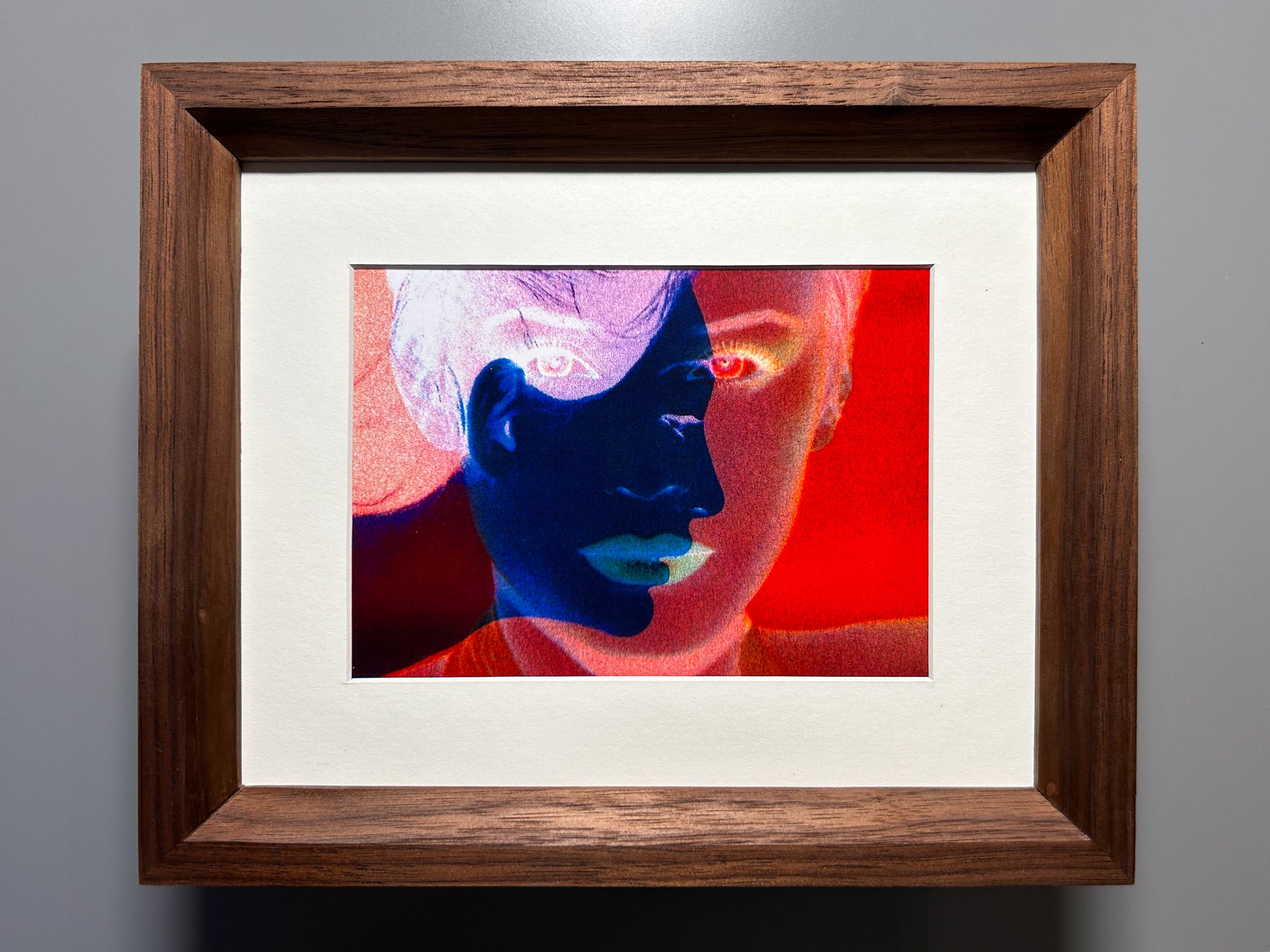 one of a kind handmade picture frame walnut 8x10 inches