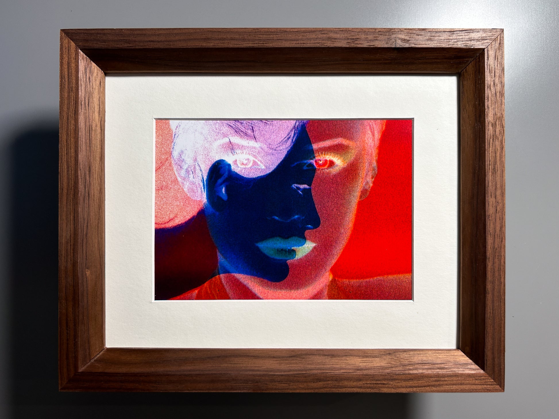 one of a kind handmade picture frame walnut 8x10 inches