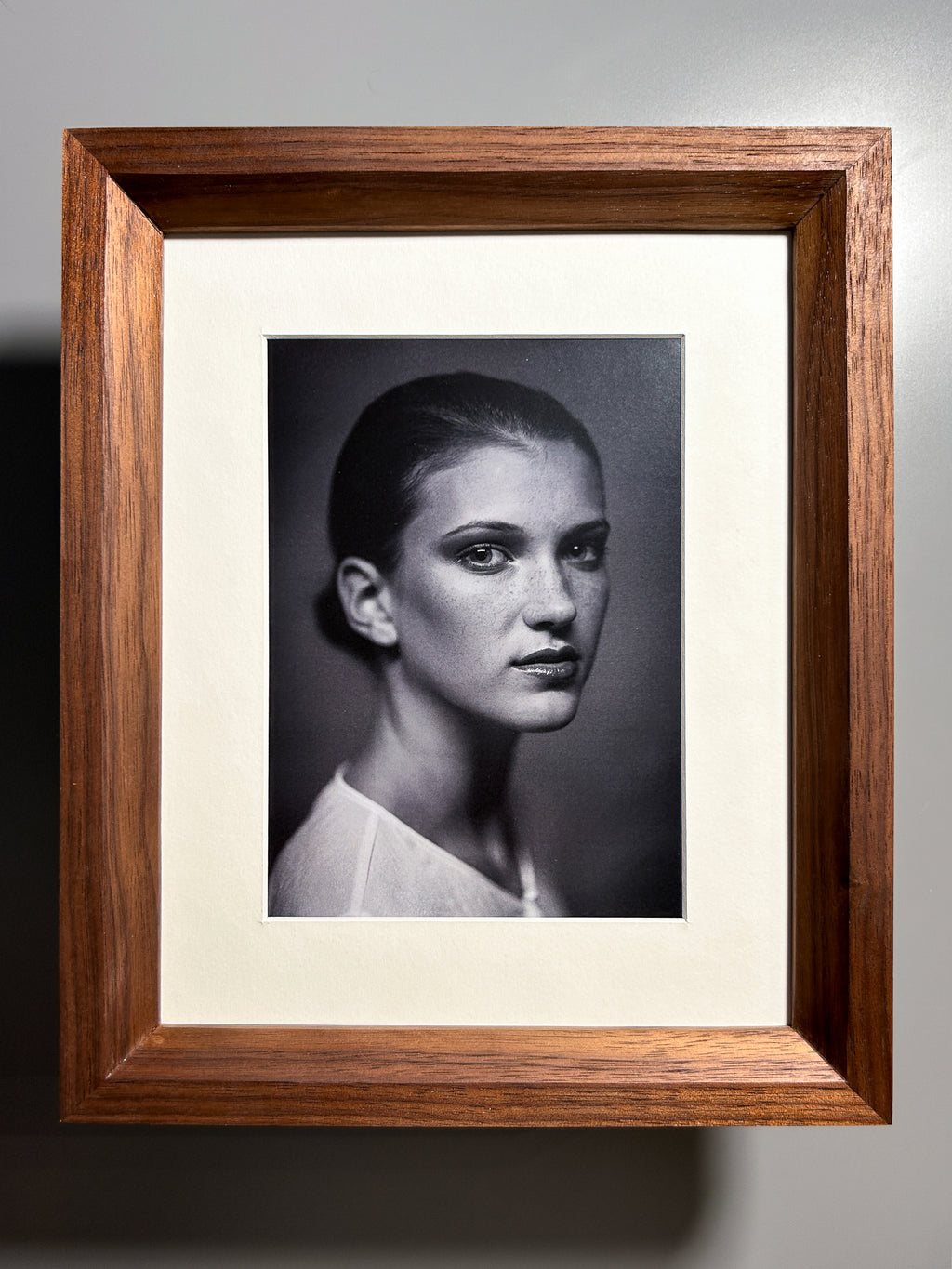 one of a kind handmade picture frame walnut 8x10 inches