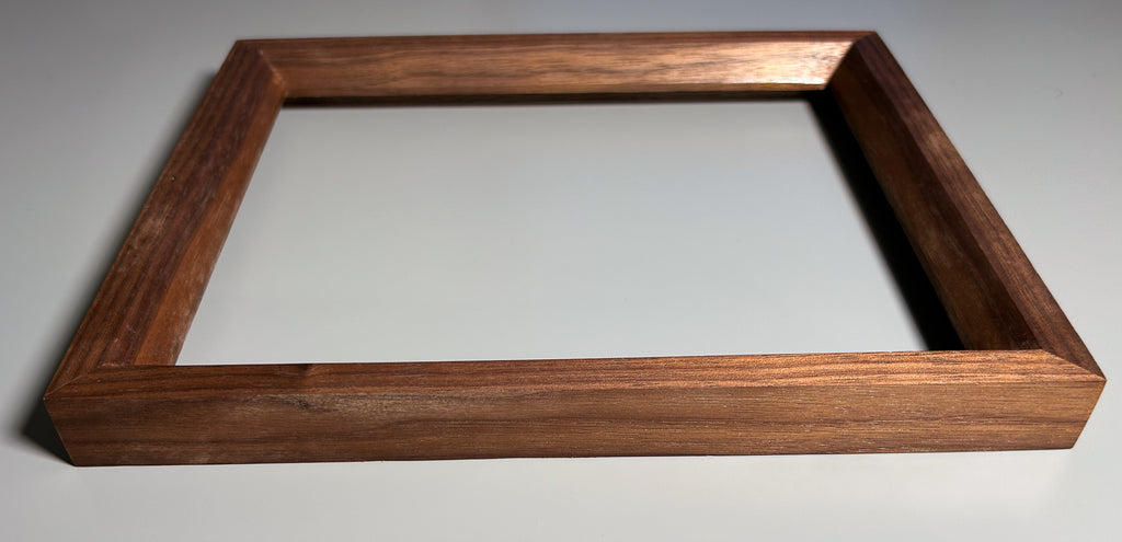 one of a kind handmade picture frame walnut 8x10 inches