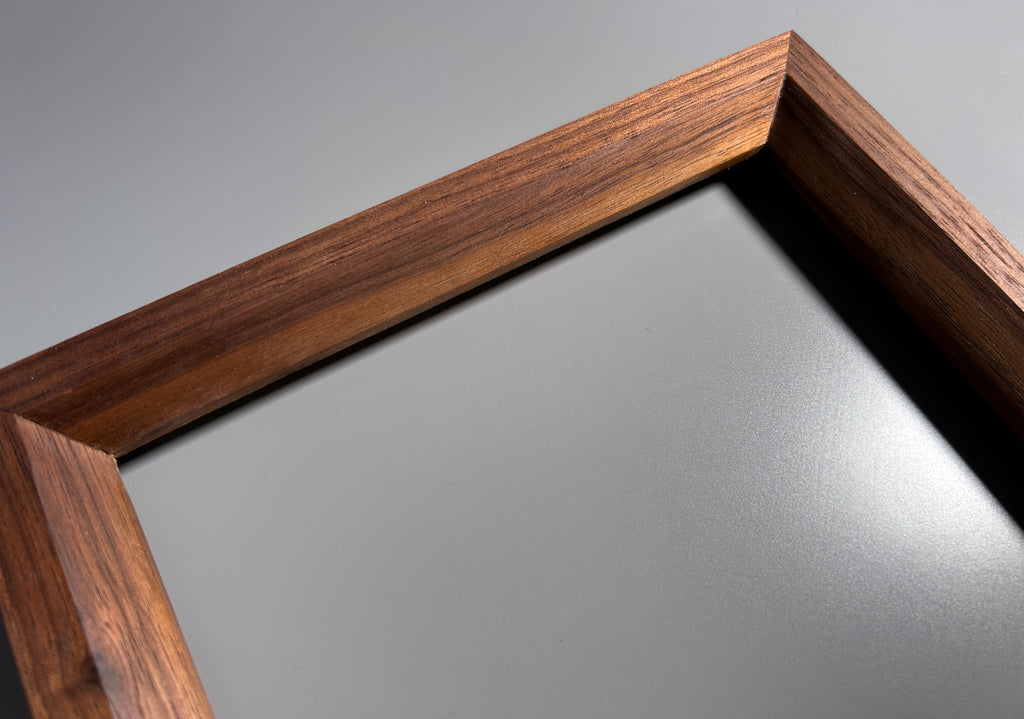 one of a kind handmade picture frame walnut 8x10 inches