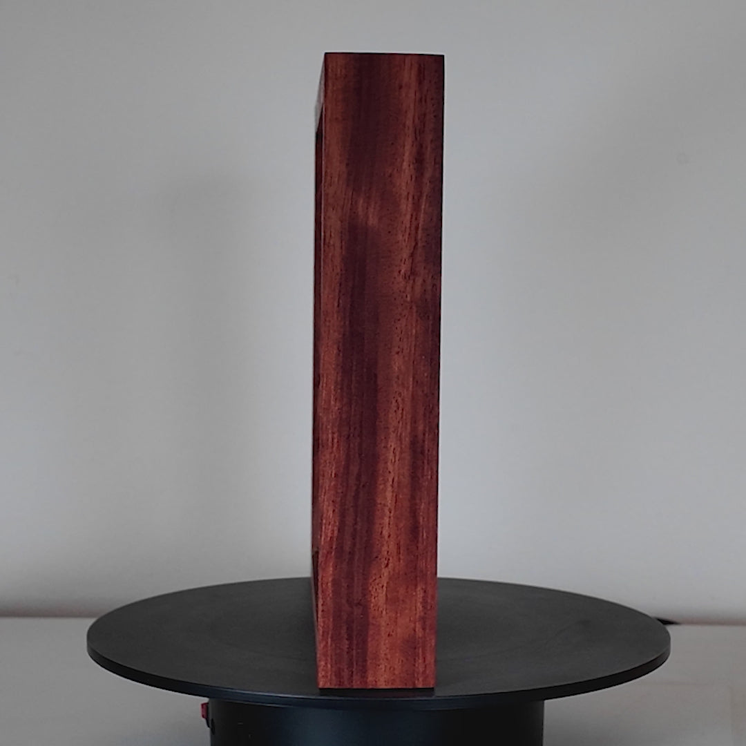 Handmade Bubinga Wood Picture Frame - Solid Exotic Hardwood - 20×20 cm (8x8 inches)