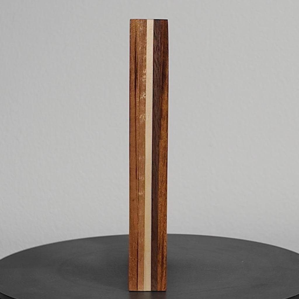 Sustainable exotic wood picture frame handmade in Europe 4x6 inches