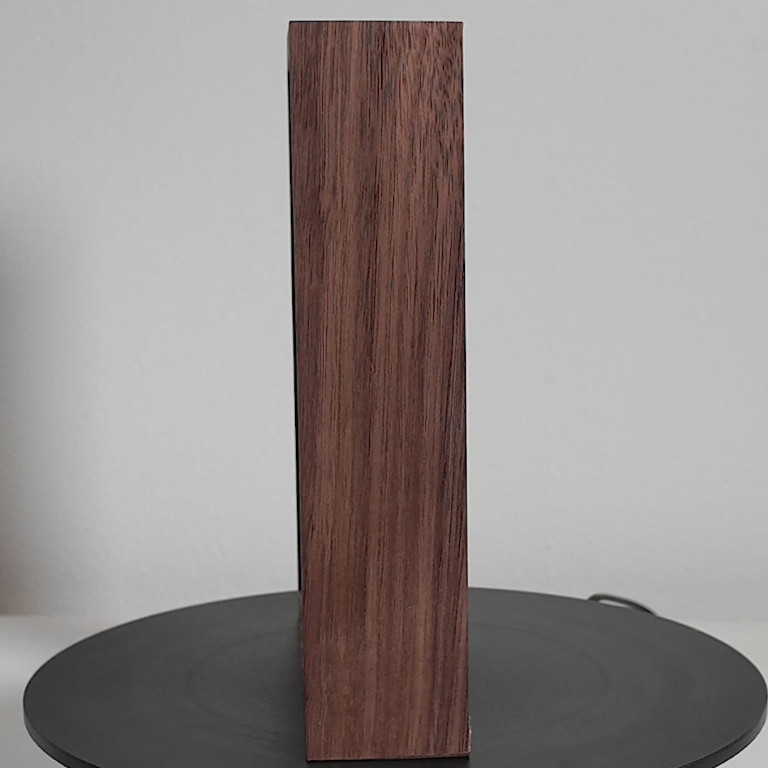 Wood Picture Frame Walnut Handmade 5x7 inches