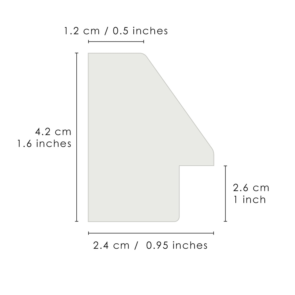 Handmade Bubinga Wood Picture Frame - Solid Exotic Hardwood - 30×30 cm (12x12 inches)