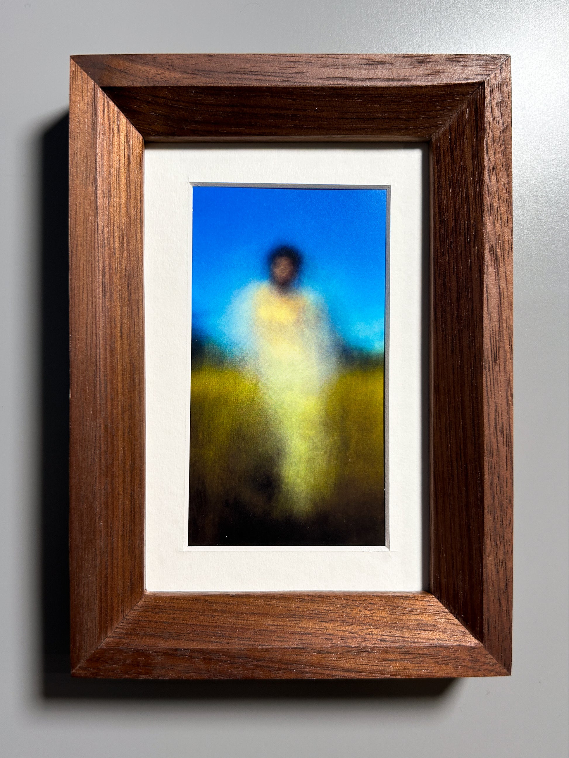 sustainably sourced exotic wood frame walnut 4x6 inches